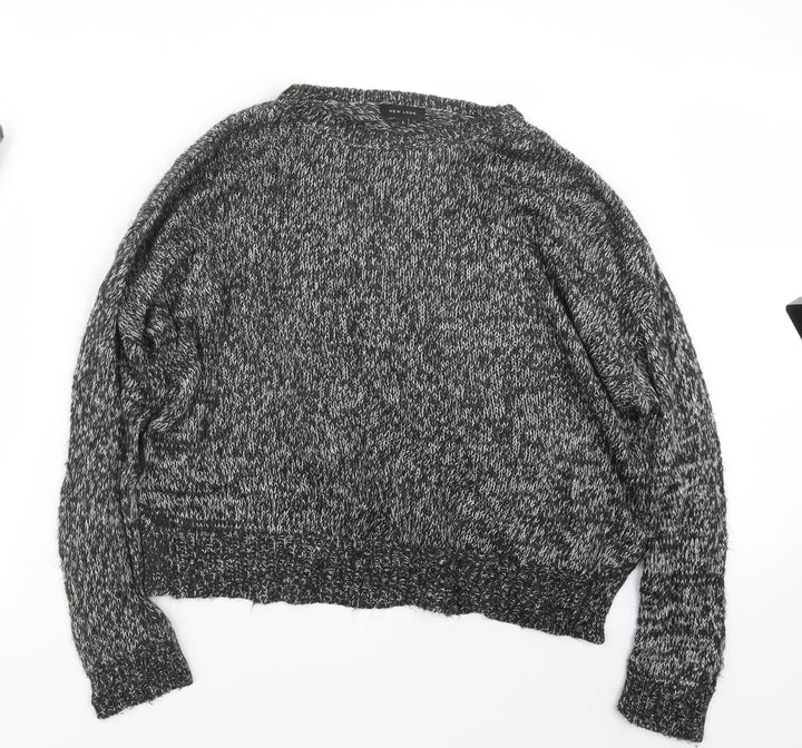 New Look Womens Black  Knit Pullover Jumper Size L