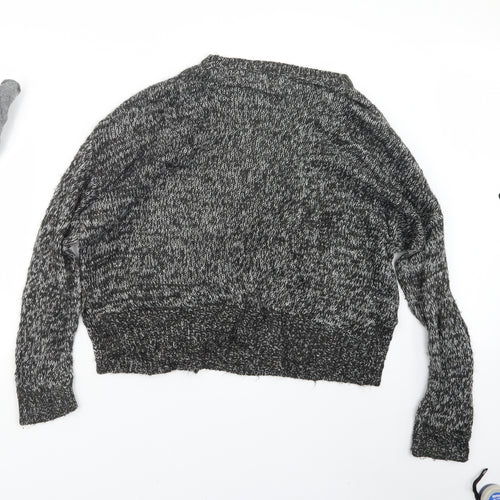 New Look Womens Black  Knit Pullover Jumper Size L