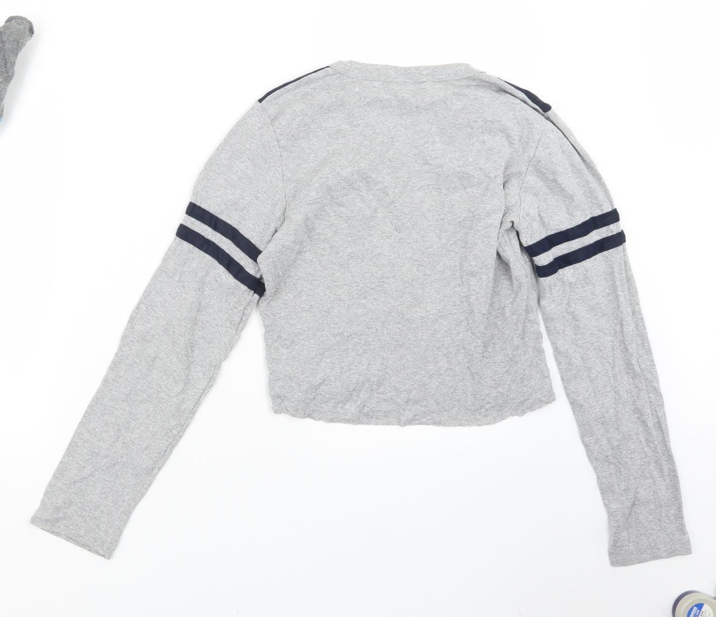 NFL Womens Grey   Cropped T-Shirt Size L