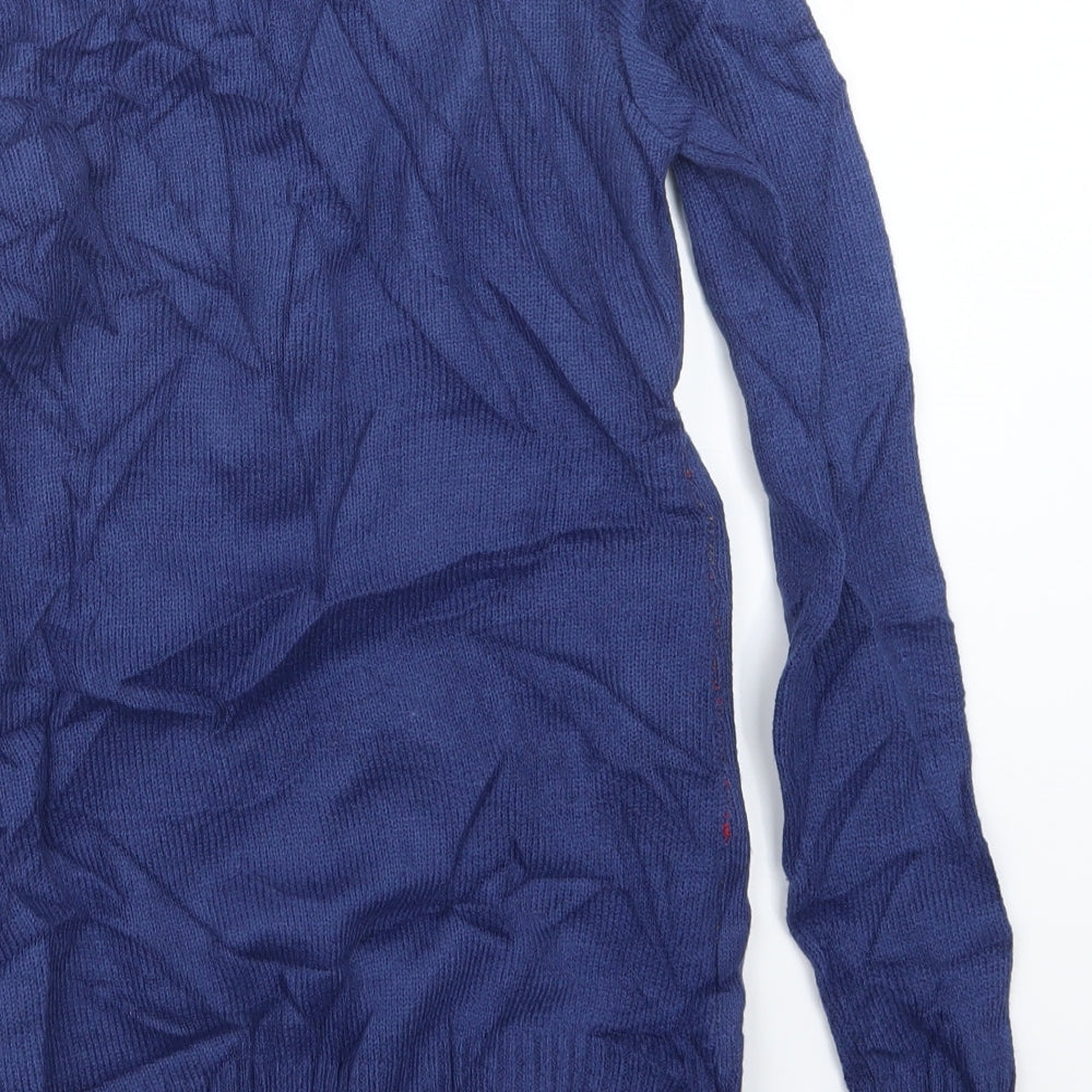 The Christmas Workshop Mens Blue  Knit Pullover Jumper Size S  - Christmas