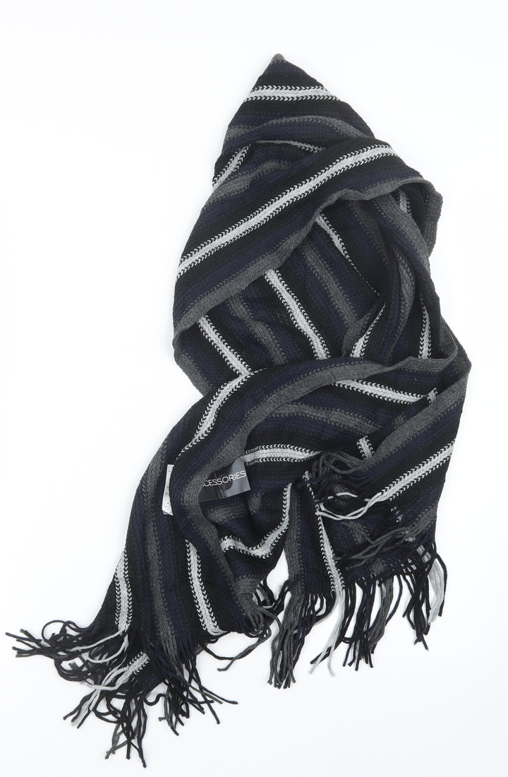 Matalan Mens Blue  Knit Scarf  One Size