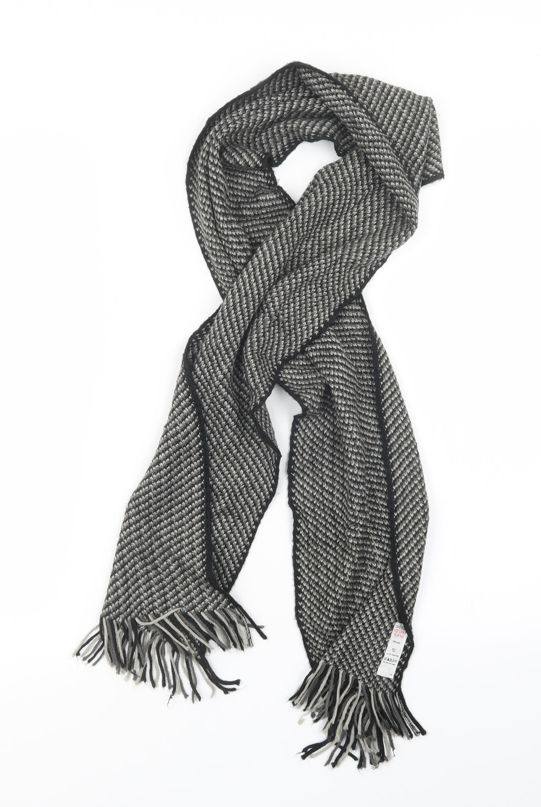 Preworn Womens Black  Knit  Scarf