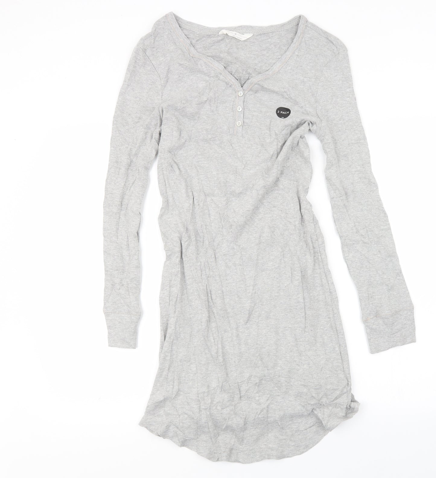 Marks and Spencer Womens Grey Geometric  Top One Piece Size 12