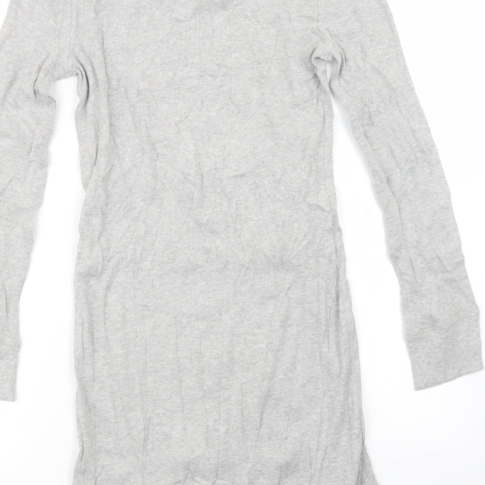 Marks and Spencer Womens Grey Geometric  Top One Piece Size 12