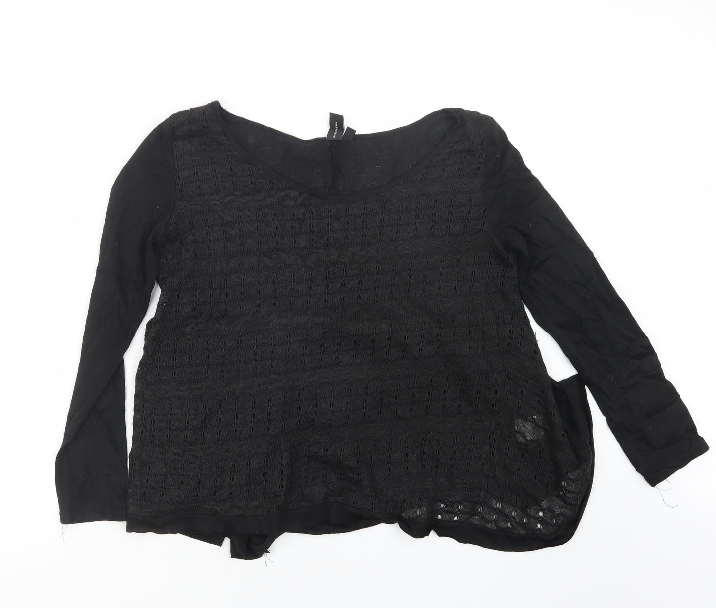 Izabel London  Womens Black   Pullover Jumper Size 10