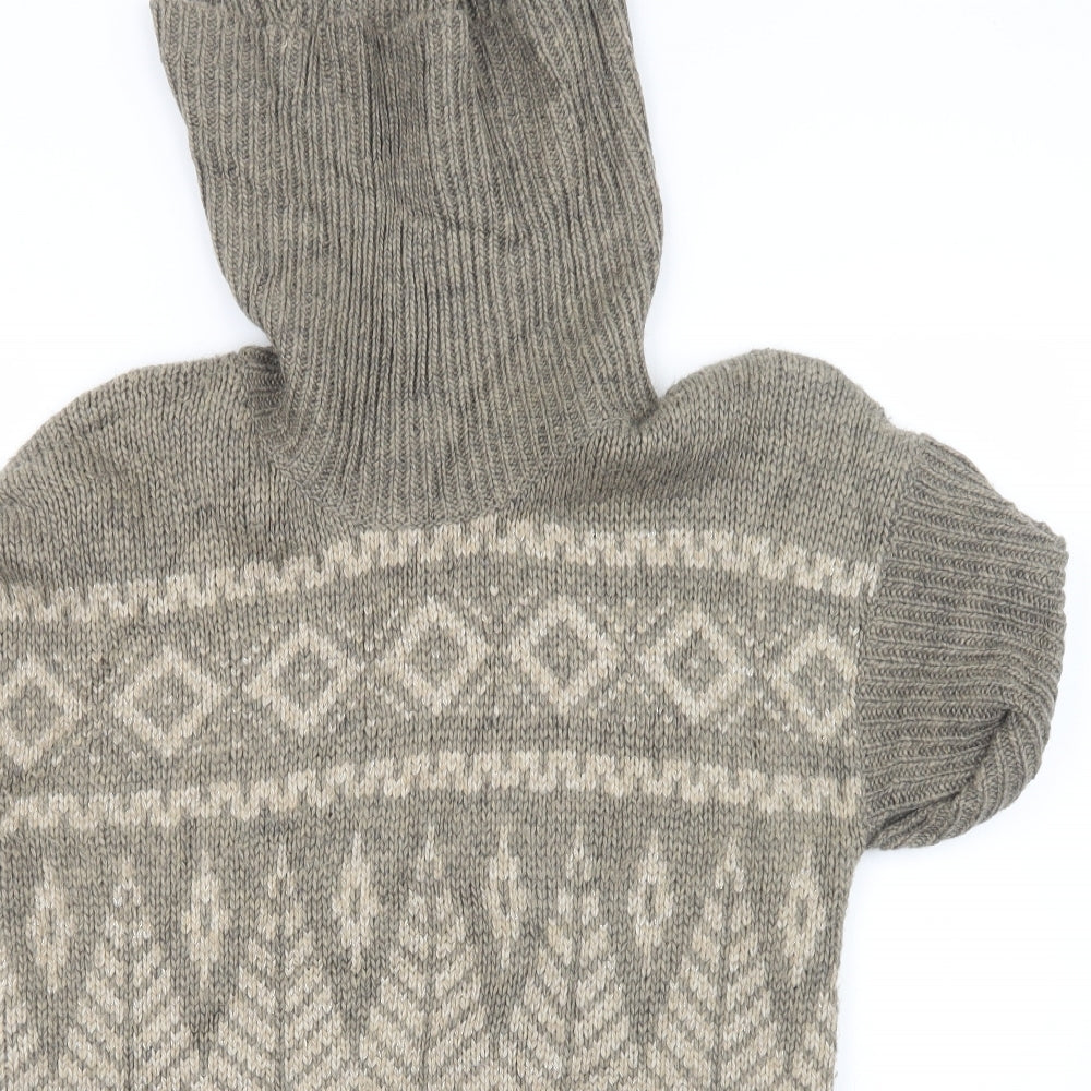 Marks and Spencer Womens Beige  Knit Pullover Jumper Size 10