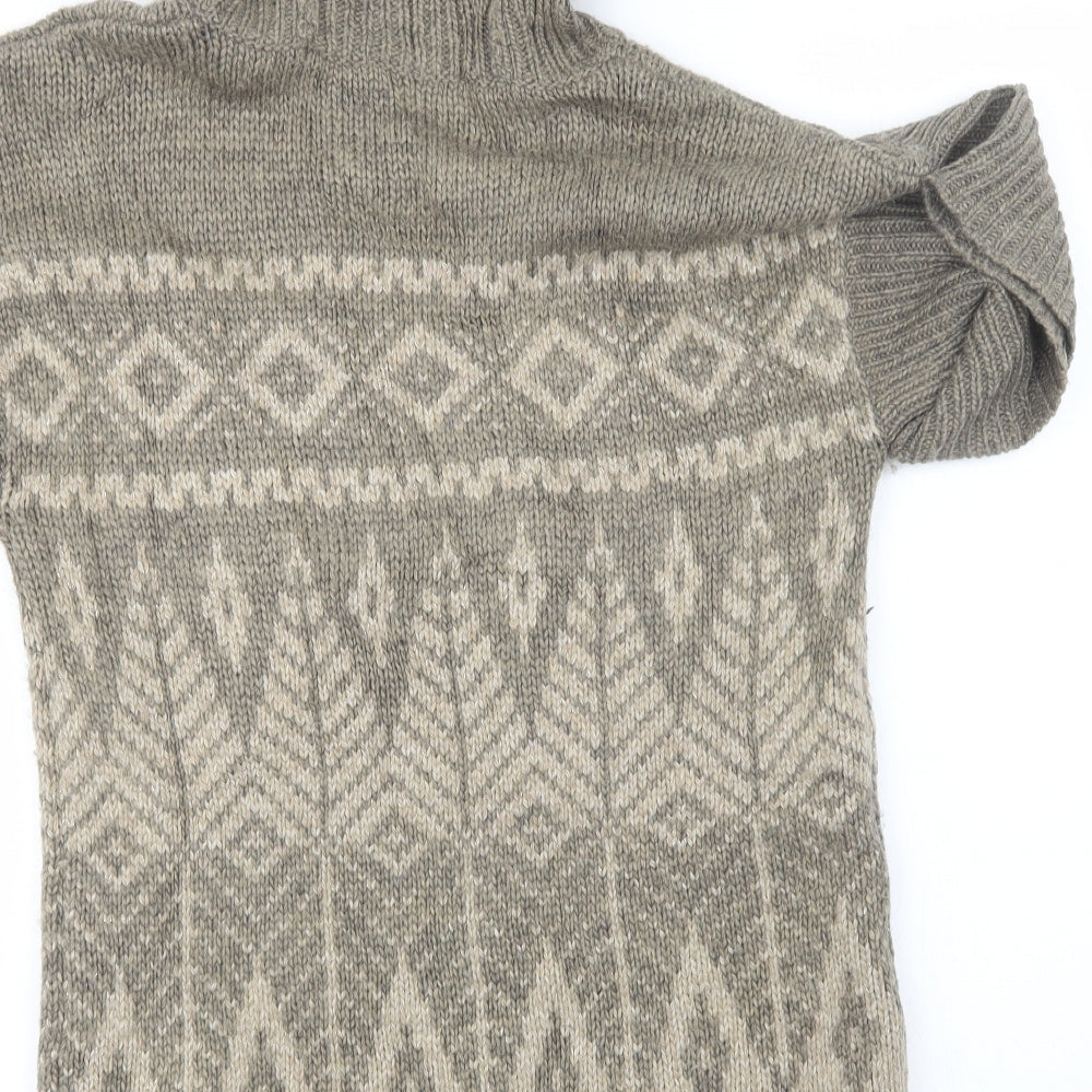 Marks and Spencer Womens Beige  Knit Pullover Jumper Size 10