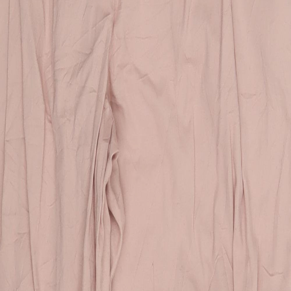 Atmosphere Womens Pink   Cropped Trousers Size 8 L25 in