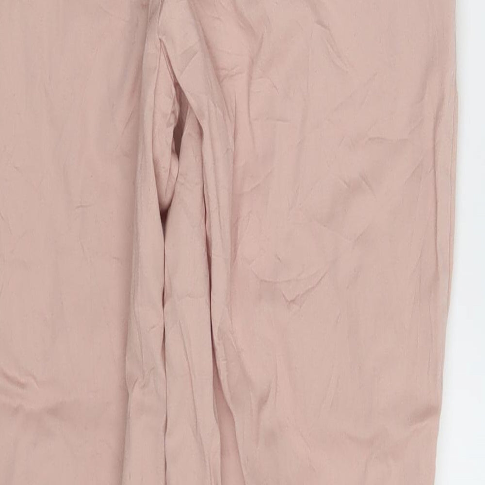 Atmosphere Womens Pink   Cropped Trousers Size 8 L25 in