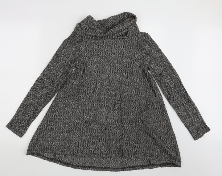 Klass Womens Grey Pullover Jumper Size S
