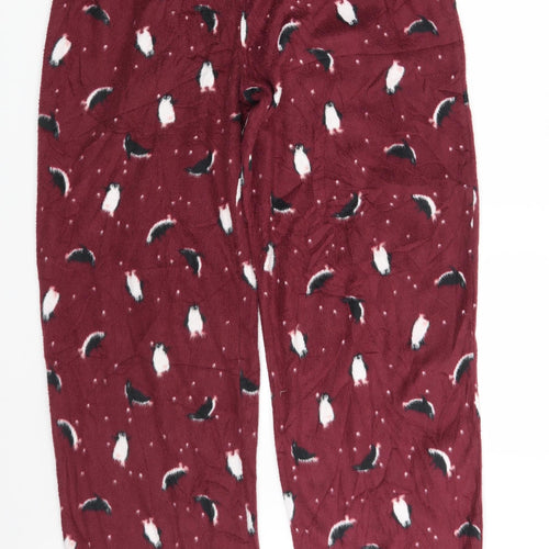 M&S Mens Purple Animal Print  Sweatpants Trousers Size M L27 in