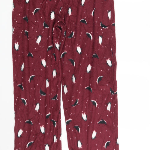 M&S Mens Purple Animal Print  Sweatpants Trousers Size M L27 in