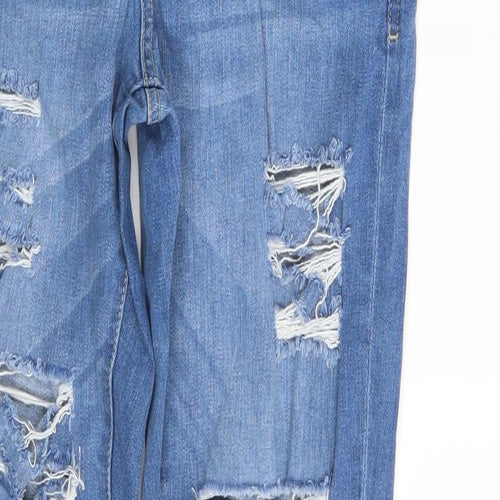 Denim & Co. Womens Blue  Denim Skinny Jeans Size 10 L29 in