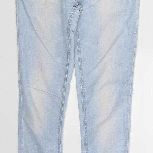 Denim & Co. Womens Blue  Denim Skinny Jeans Size 10 L31 in