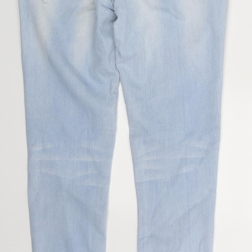 Denim & Co. Womens Blue  Denim Skinny Jeans Size 10 L31 in