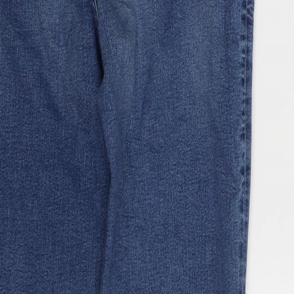 m&s Womens Blue  Denim Skinny Jeans Size 10 L27 in