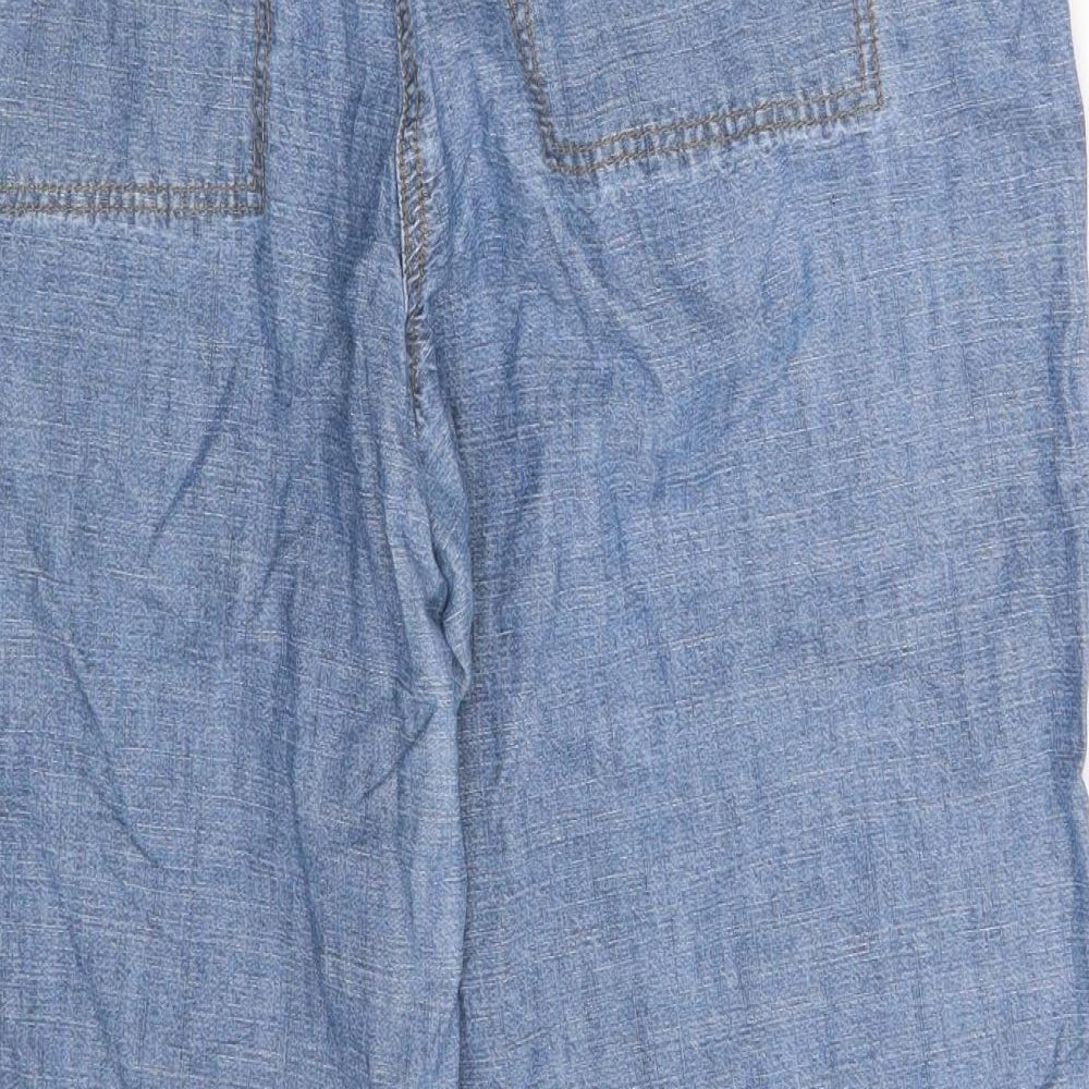 NEXT Womens Blue  Denim Sweat Shorts Size 14