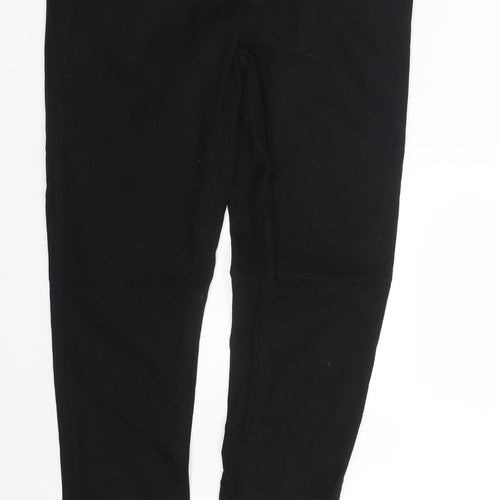 Denim & Co. Womens Black  Denim Jegging Leggings Size 10 L29 in