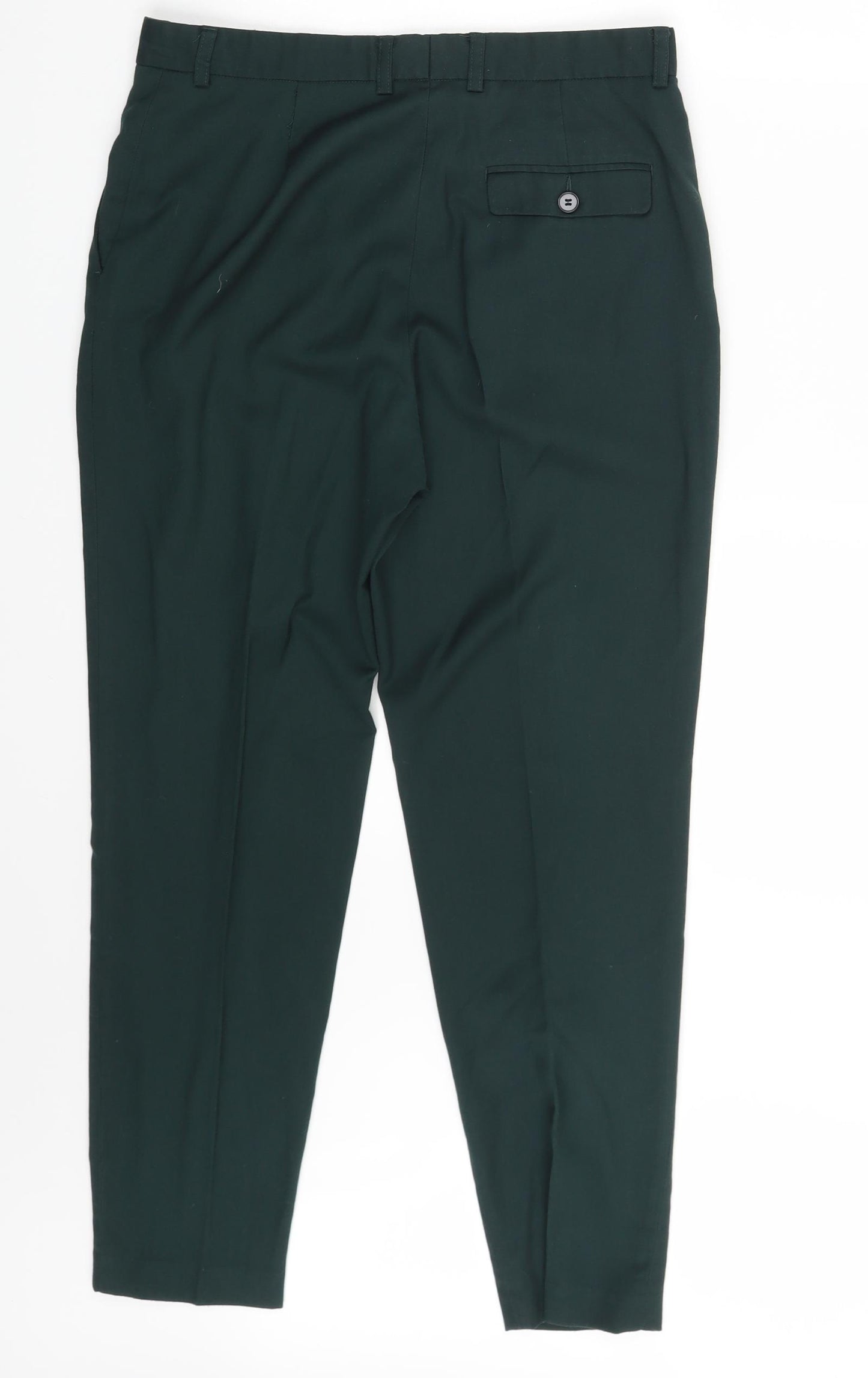 Topshop Womens Green   Chino Trousers Size 10 L26 in