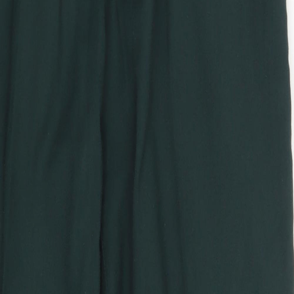 Topshop Womens Green   Chino Trousers Size 10 L26 in