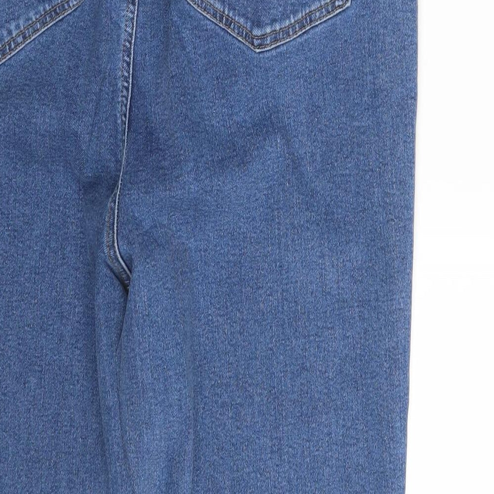 New Look Womens Blue  Denim Cropped Jeans Size 18 L24 in