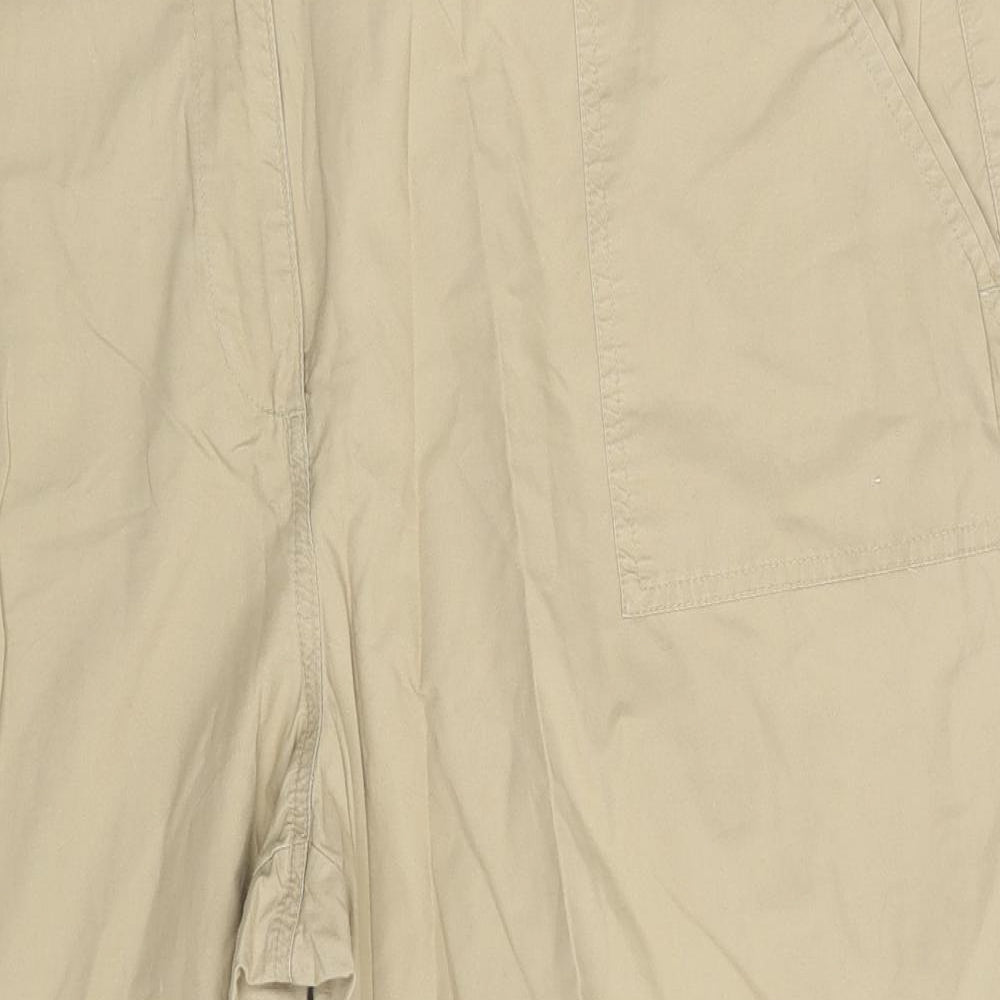 Dorothy Perkins Womens Beige   Cropped Trousers Size 20 L22 in