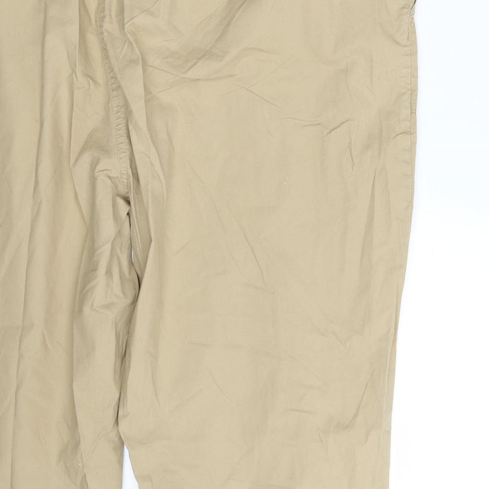 Dorothy Perkins Womens Beige   Cropped Trousers Size 20 L22 in