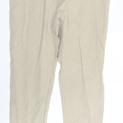 Preworn Womens Beige  Denim Jegging Leggings One Size L28 in