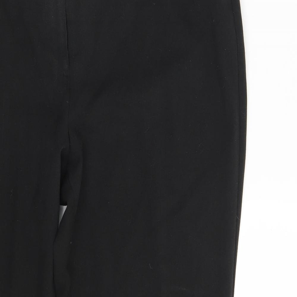 M&Co Womens Black   Dress Pants Trousers Size 16 L28 in
