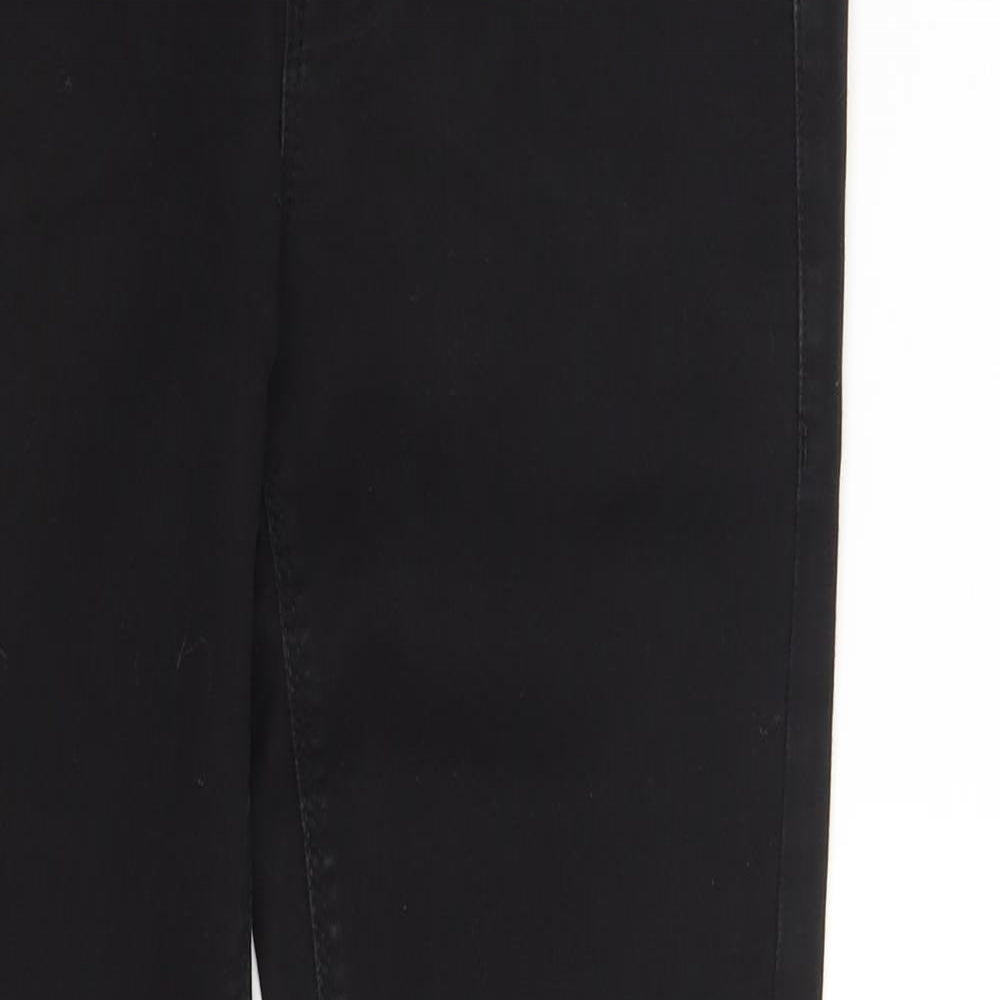 Dorothy Perkins Womens Black  Denim Skinny Jeans Size 12 L28 in