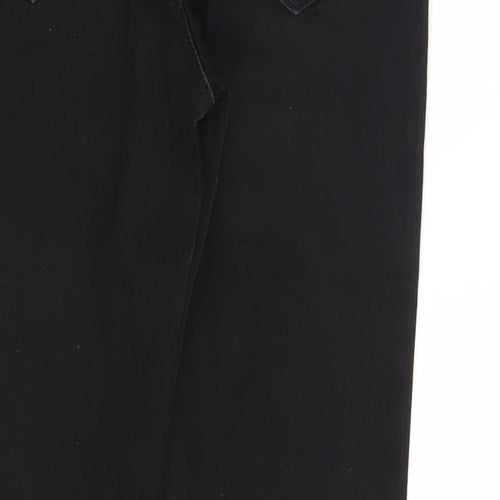 Dorothy Perkins Womens Black  Denim Skinny Jeans Size 12 L28 in