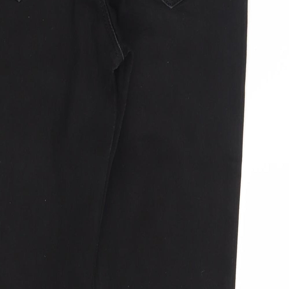 Dorothy Perkins Womens Black  Denim Skinny Jeans Size 12 L28 in