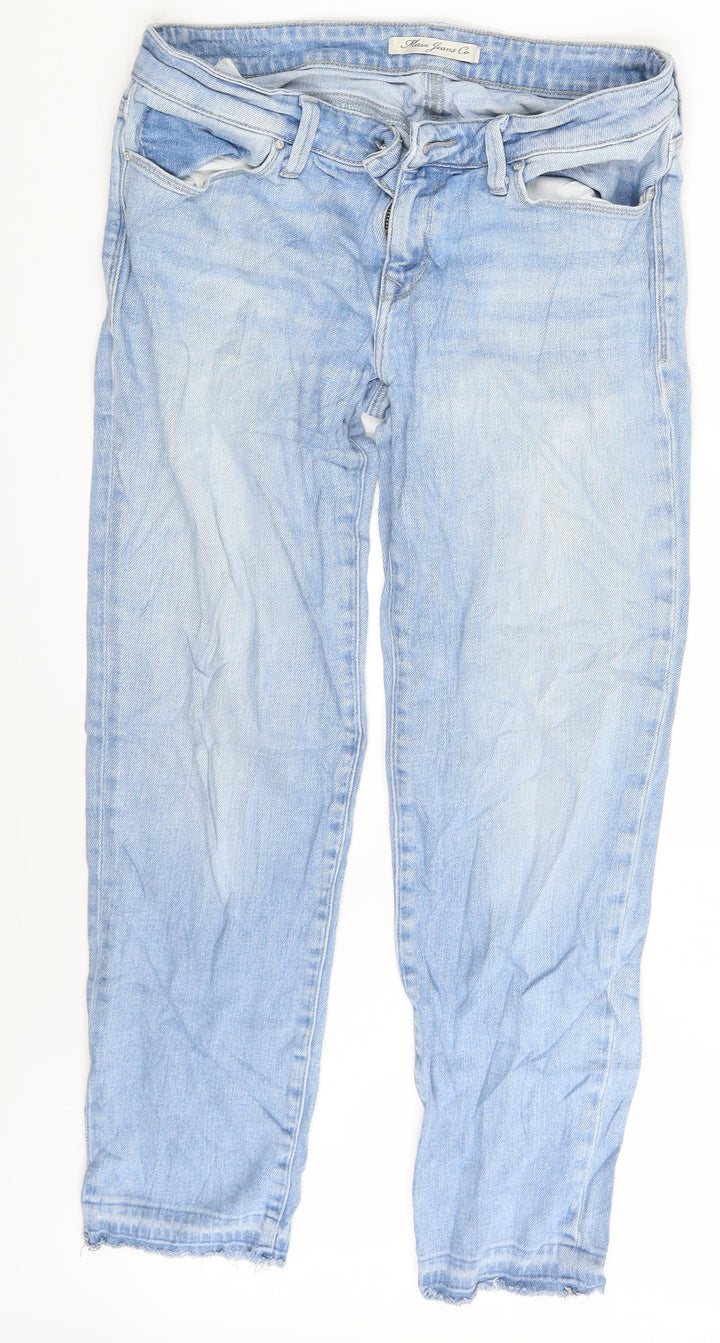 Mavi Jeans Co Womens Blue  Denim Straight Jeans One Size L26 in