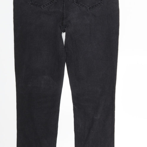 Snooker Jeans Womens Black  Denim Straight Jeans One Size L27 in