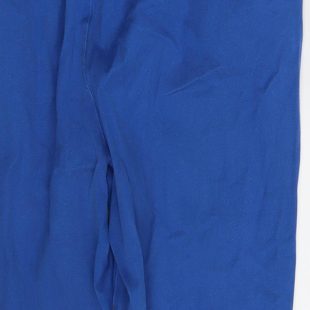M&S Womens Blue   Capri Trousers Size 16 L24 in