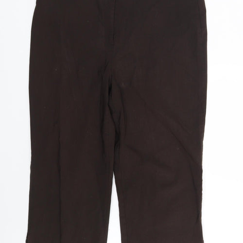 Preworn Womens Brown   Capri Trousers Size 30 in L21 in