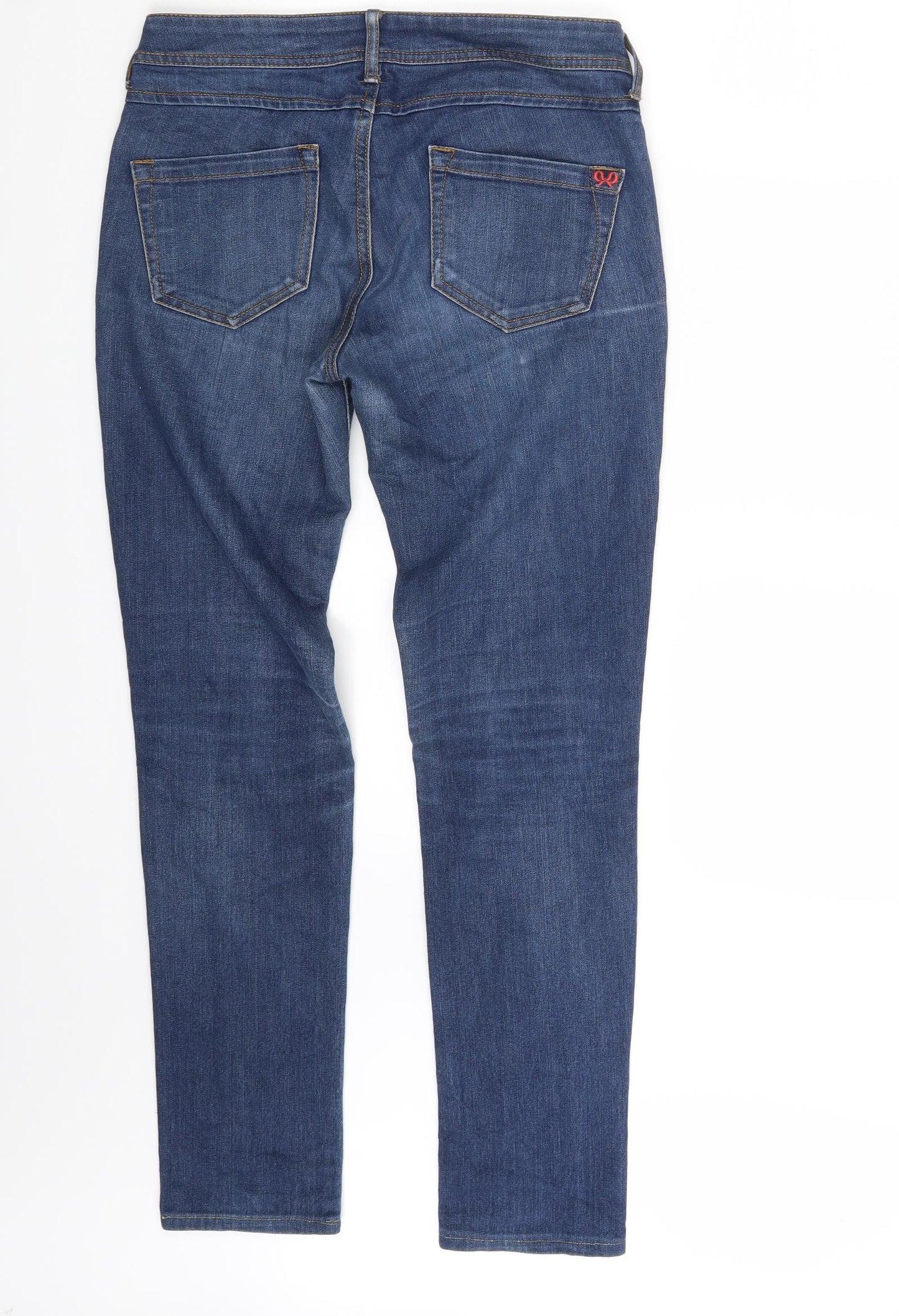 Mango Womens Blue  Denim Skinny Jeans Size 10 L30 in