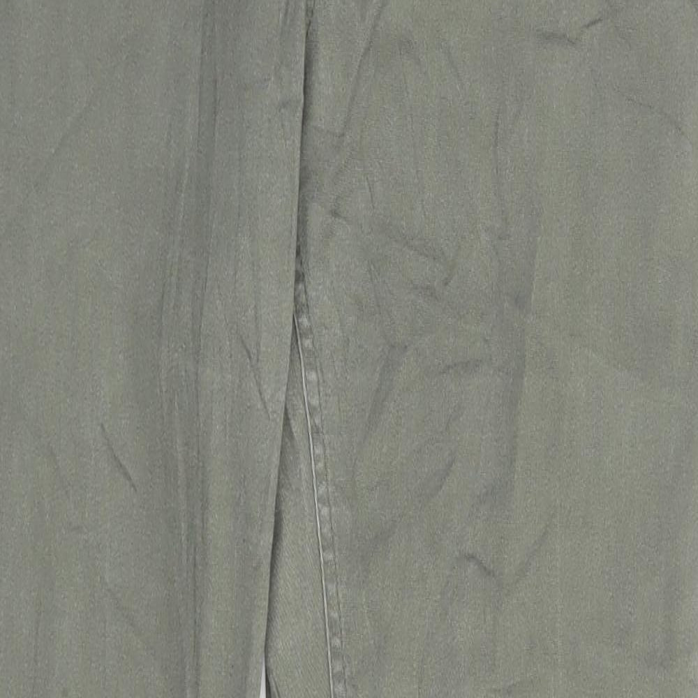 H&M Womens Green  Denim Jegging Leggings Size 14 L31 in