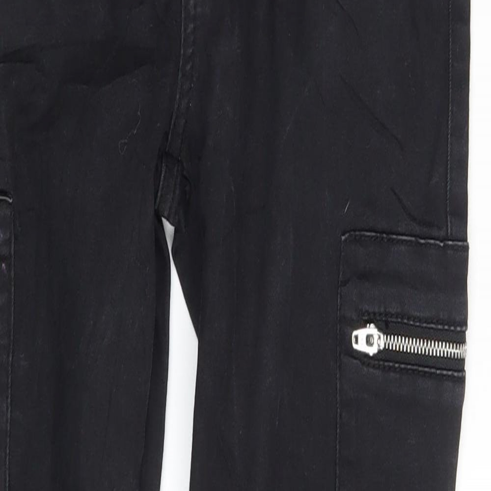 Sinsay Womens Black  Denim Skinny Jeans Size 6 L28 in