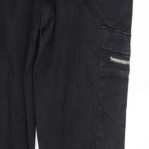 Sinsay Womens Black  Denim Skinny Jeans Size 6 L28 in