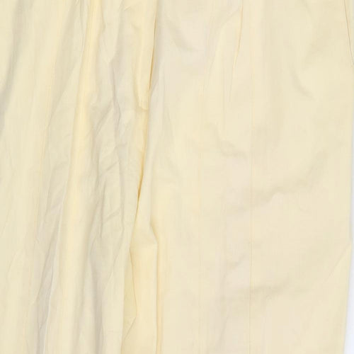 Preworn Womens Ivory   Dress Pants Trousers Size 14 L27 in