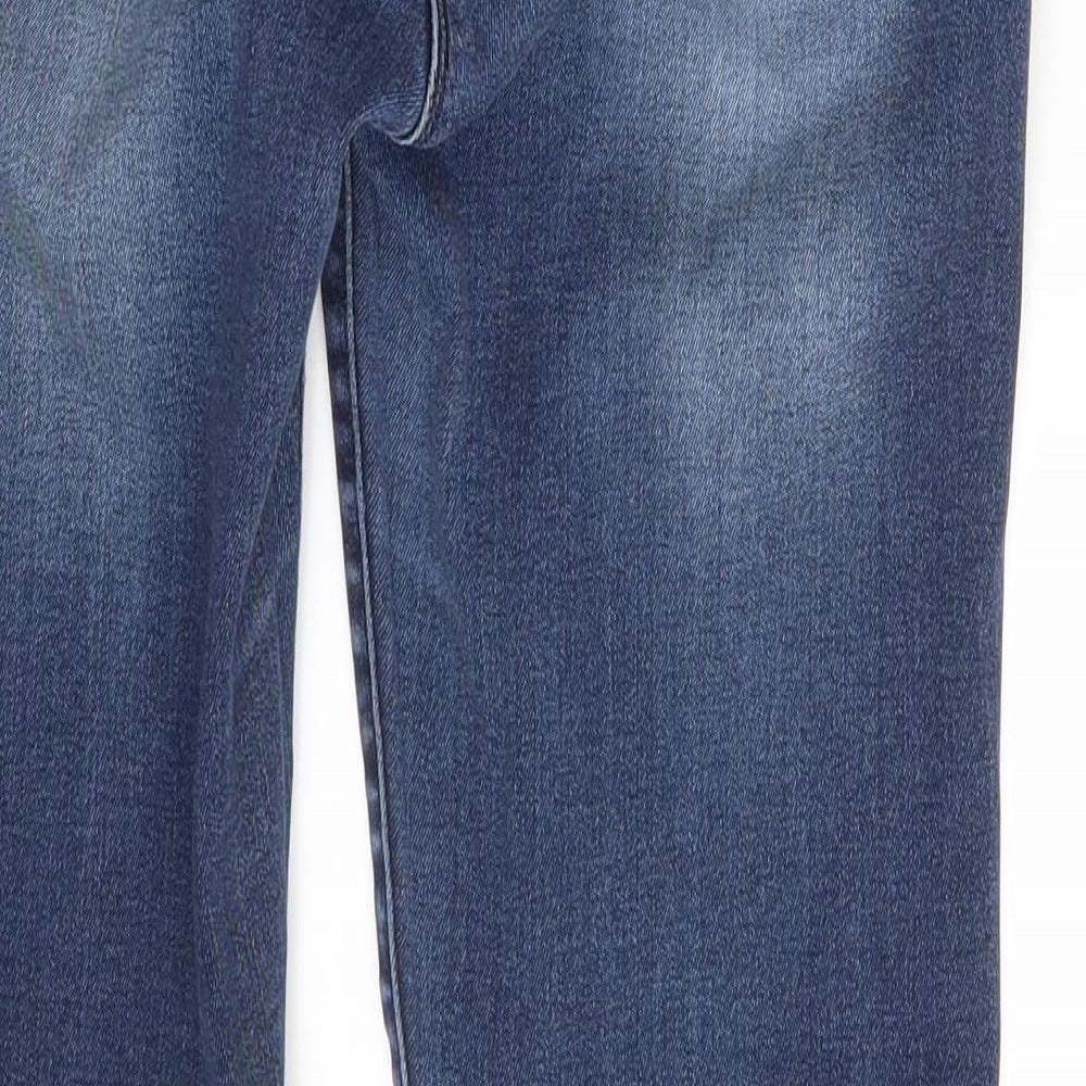 NEXT Womens Blue  Denim Bootcut Jeans Size 14 L30 in