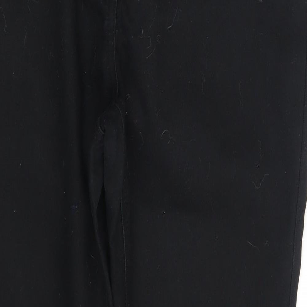 NEXT Womens Black  Denim Skinny Jeans Size 14 L29 in