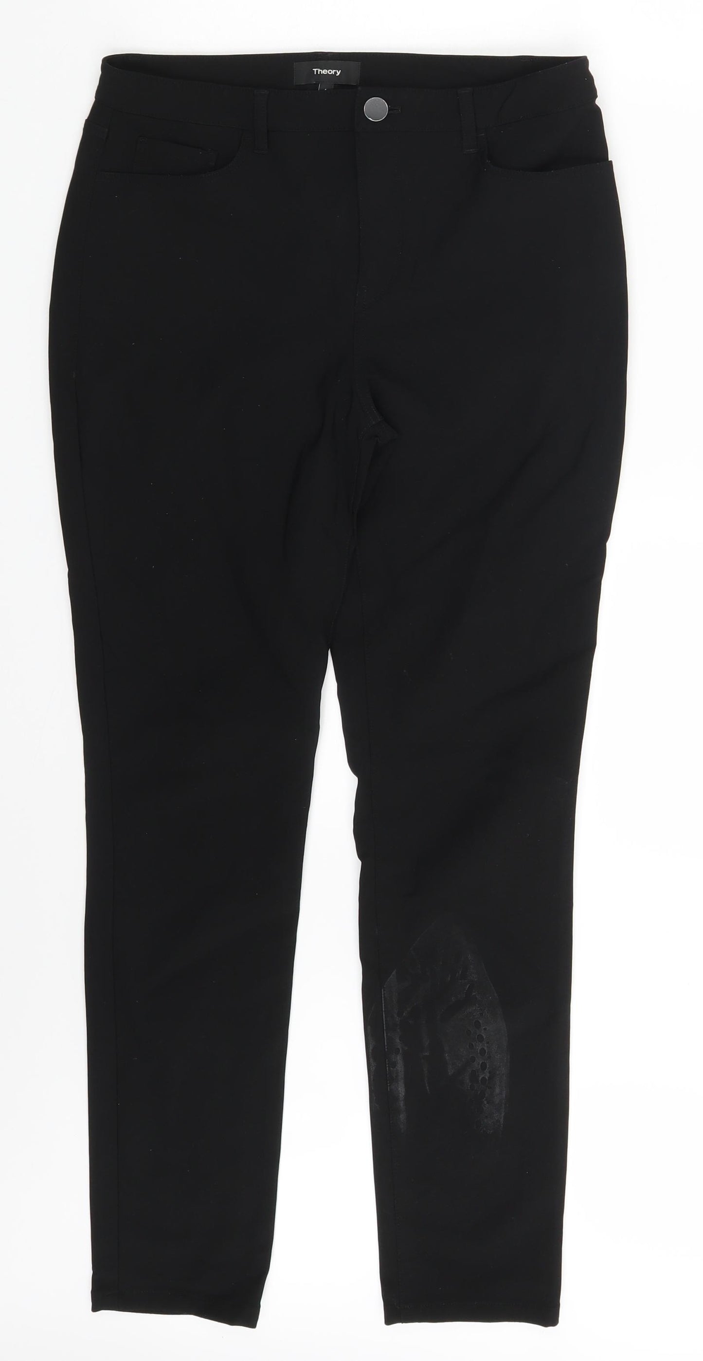 Theory Womens Black  Denim Skinny Jeans Size 4 L28 in