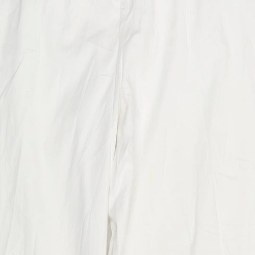 Gelco Womens White   Chino Trousers Size 40 in L28 in