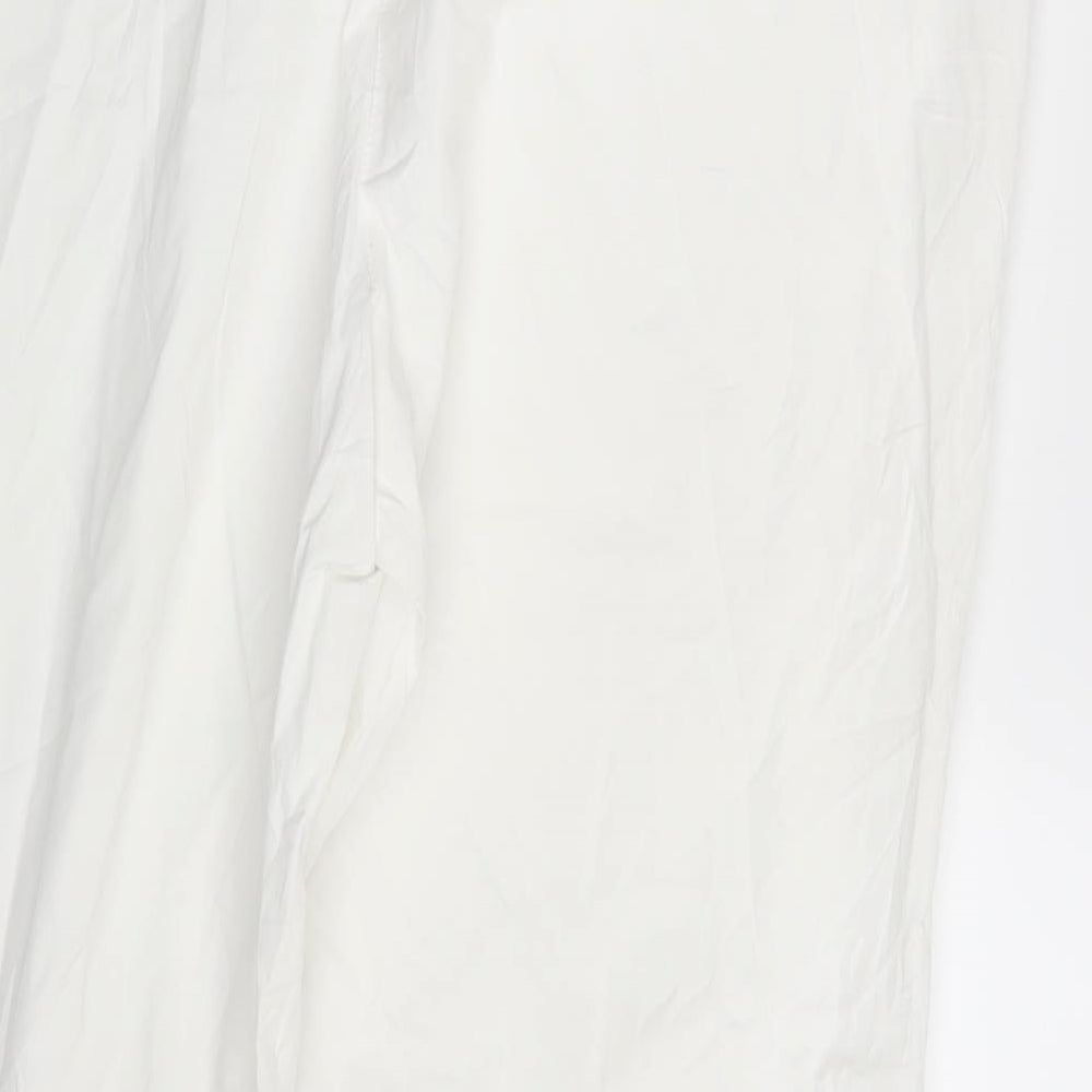 Gelco Womens White   Chino Trousers Size 40 in L28 in