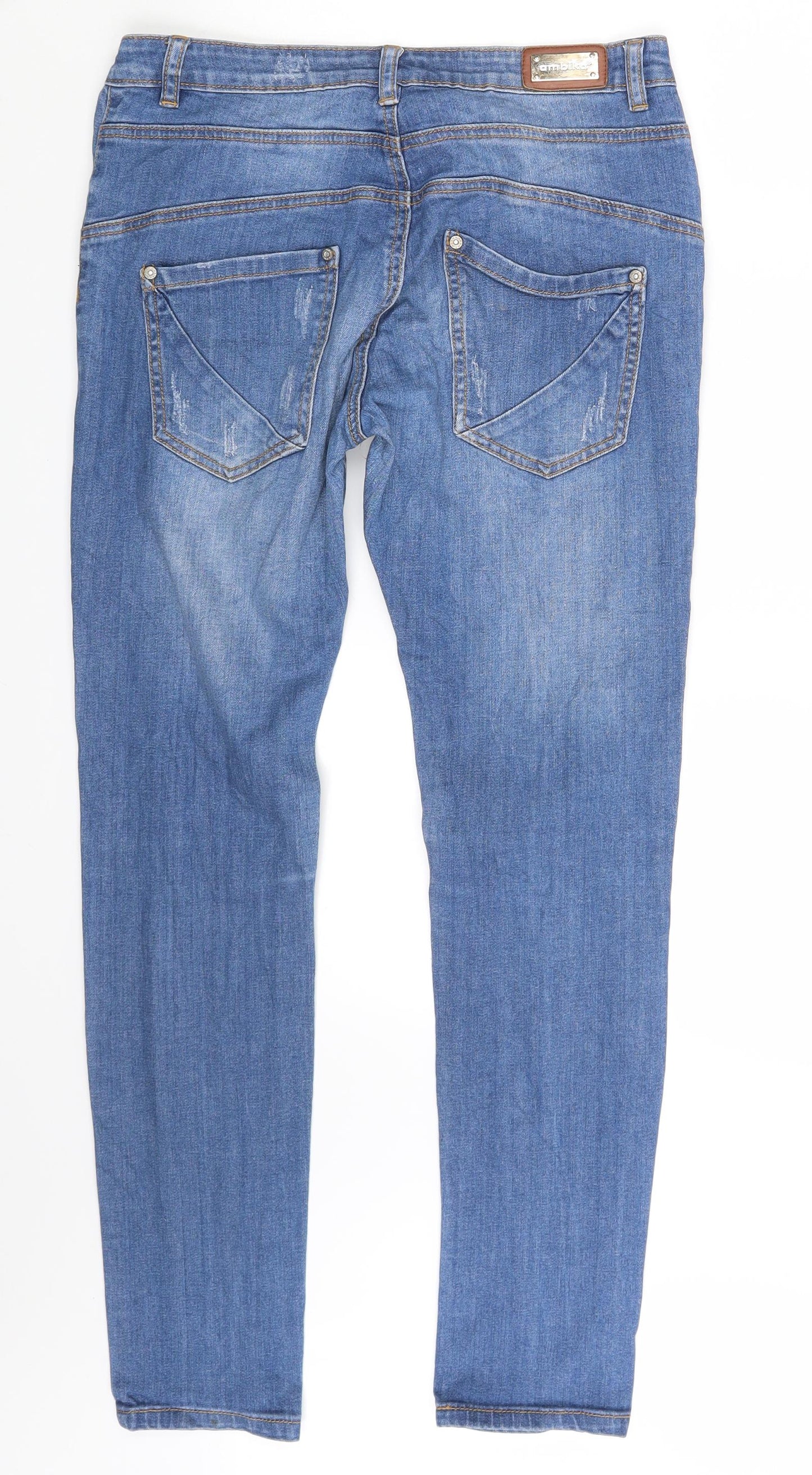Ambika Womens Blue  Denim Skinny Jeans Size S L30 in