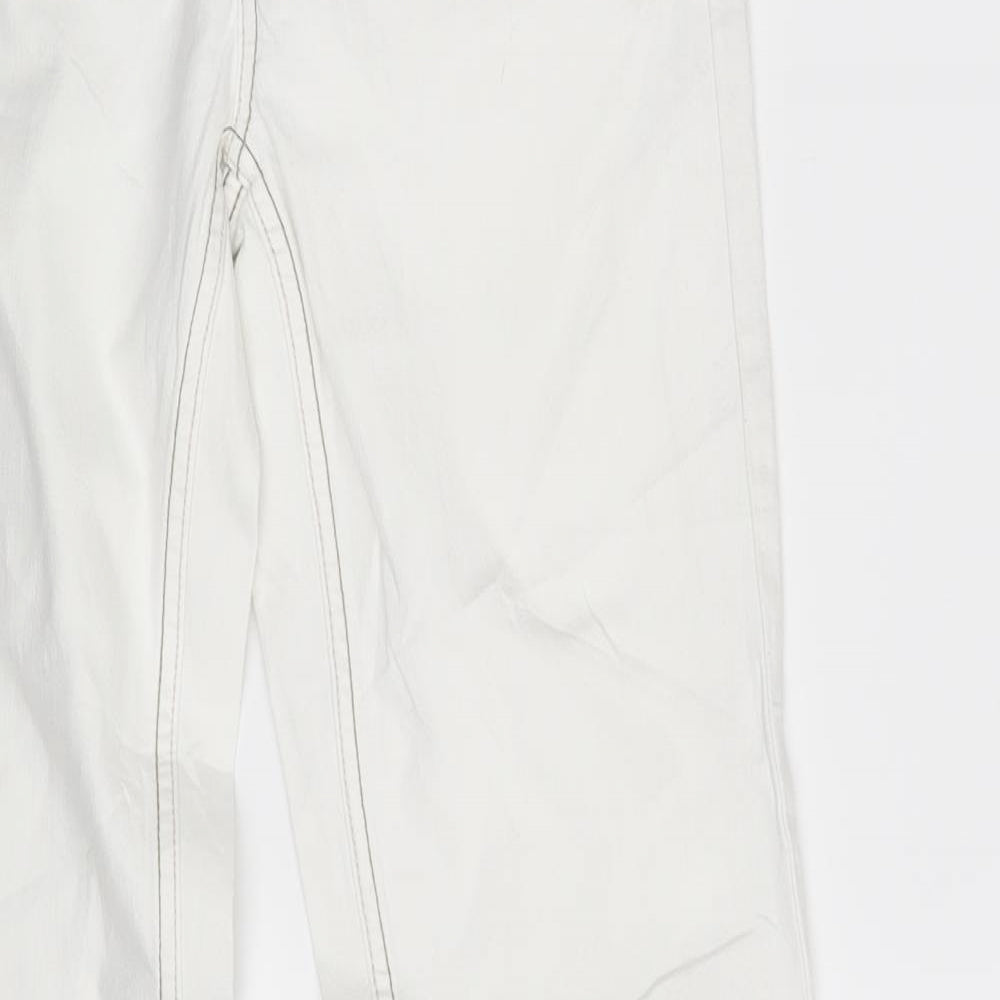edc by Esprit Womens White  Denim Bootcut Jeans Size 6 L33 in