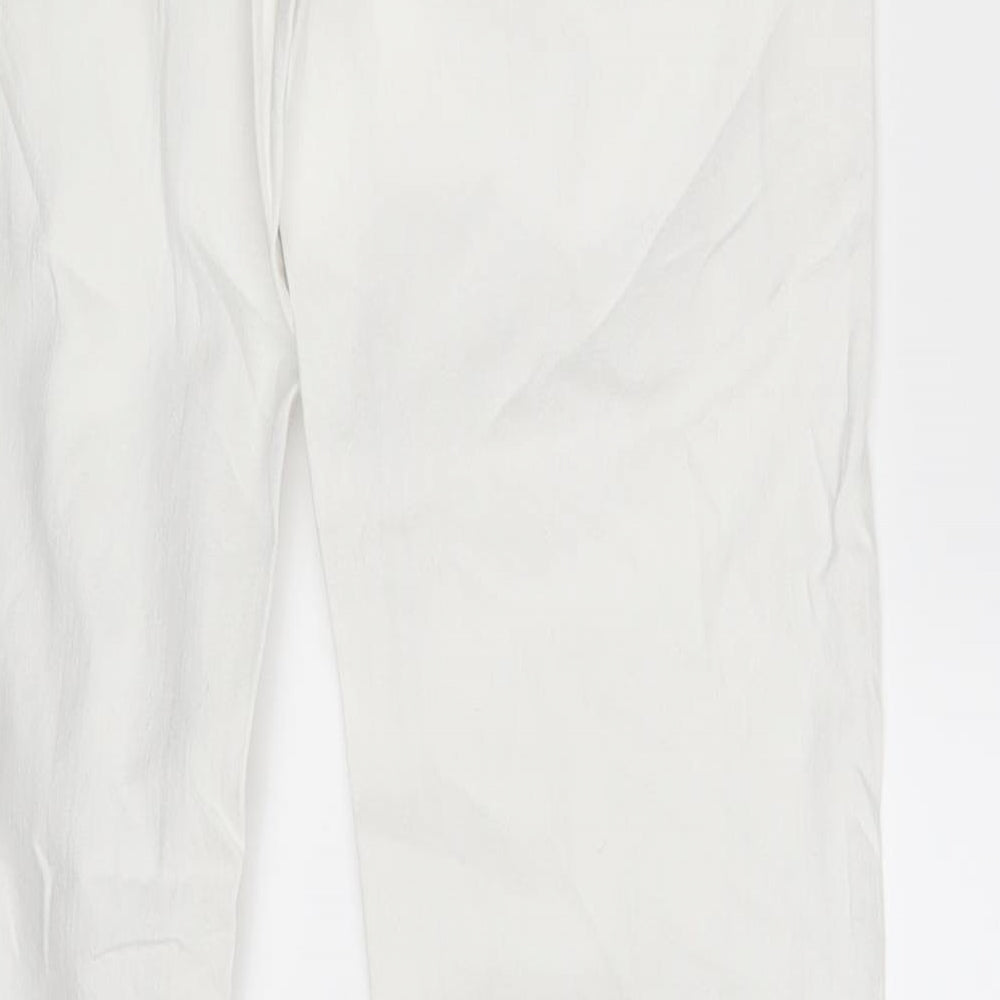 edc by Esprit Womens White  Denim Bootcut Jeans Size 6 L33 in