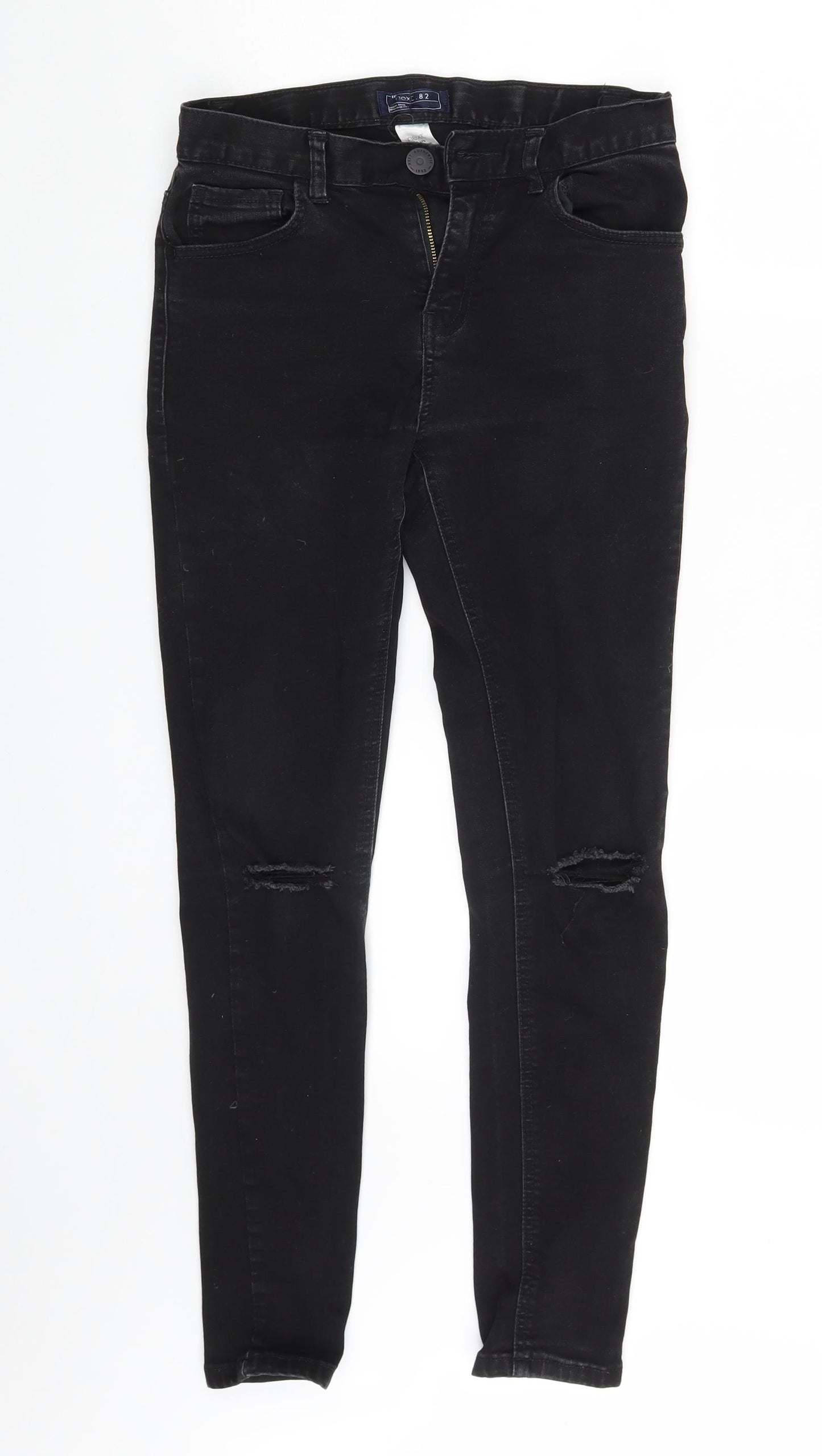 NEXT Girls Black  Denim Skinny Jeans Size 14 Years